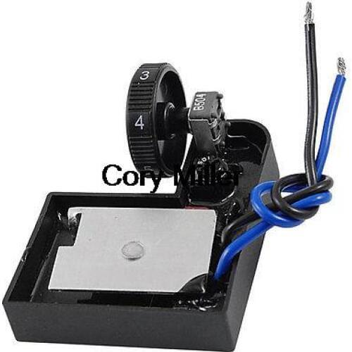 Speed Control Switch Black Red for Electric Polishing Machine