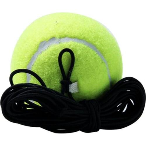 Professional Tennis Training Ball With 4m Elastic Rope Rebound Practice Ball With String Portable Tennis Train Balls
