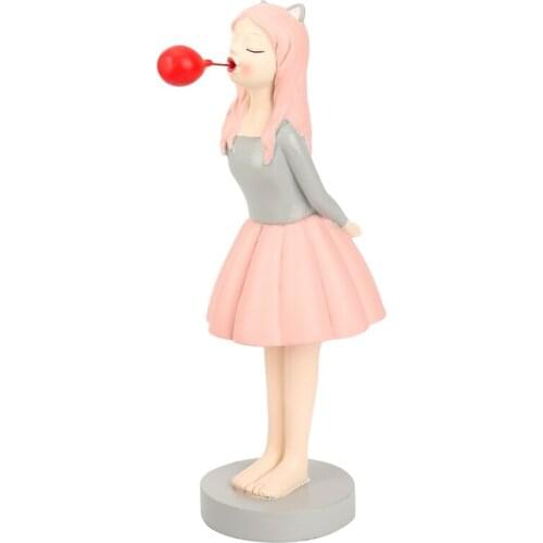 Bubble Girl Home Entrance Creative Desktop Decoration Home Wine Cabinet Living Room Bedroom Decoration Resin Crafts