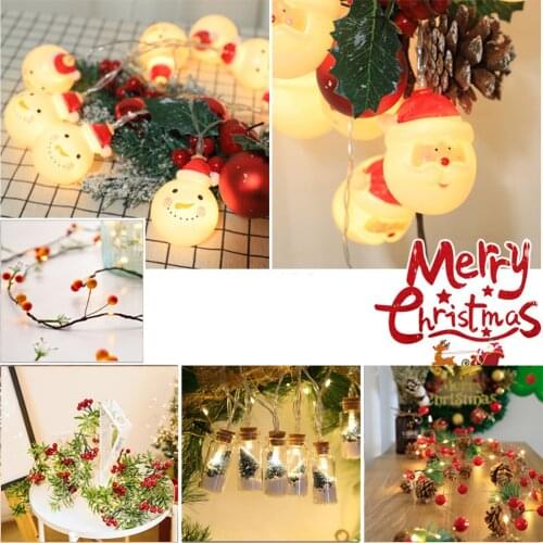 Christmas String Lights, 20 LEDs Fairy String Lights Battery Operated Indoor & Outdoor DIY Garland Christmas LED String Light