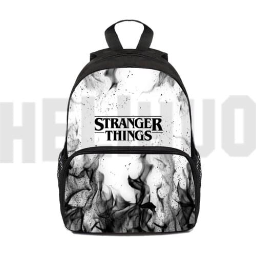 12/16 Inch Mini Bag 3D Stranger Things Season 4 Backpack Children Anime Bookbag Kid Cartoon Backpack Kindergarten Back To School