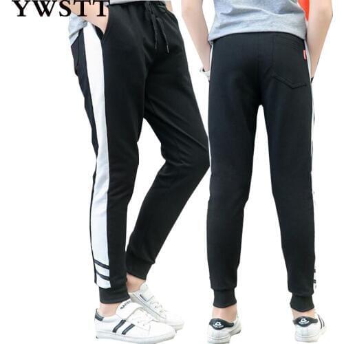 Boys Pants Sports Children Training Jogger Pants For Girls Kids Running TrousersTeenage Students Clothes For Boys