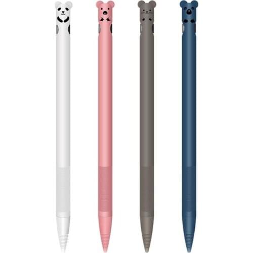 Cute Animal Pattern Anti-scratch Silicone Protective Pouch Holder Cover Case Skin For Apple Pencil 1 for ipad Pencil 1st