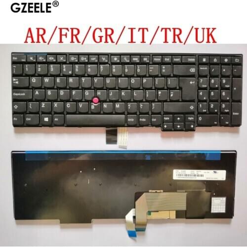 SP/AR/FR/GR/IT/TR/UK NEW Laptop Keyboard for Lenovo W540 W541 W550s T540 T540p T550 L540 Edge E531 E540
