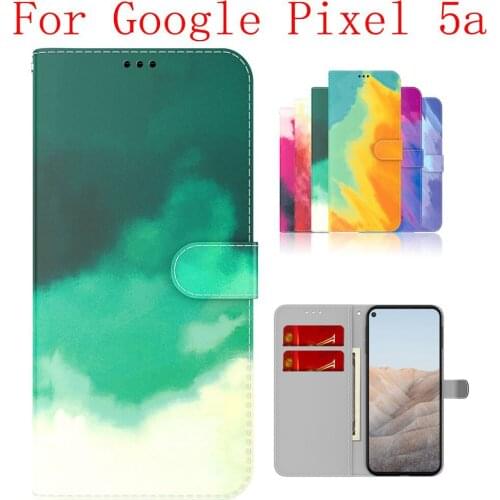 Sunjolly Case for Google Pixel 5a Wallet Stand Flip PU Phone Case Cover coque capa Google Pixel 5a Case Google Pixel 5a Cover