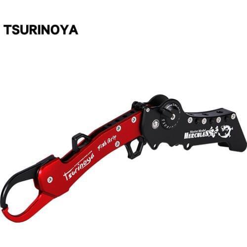 TSURINOYA Fishing Gripper HERCULES Portable Multi-purpose Fish-lip Gripper Foldable Fish Clamp Aluminum Alloy Fish Contoller