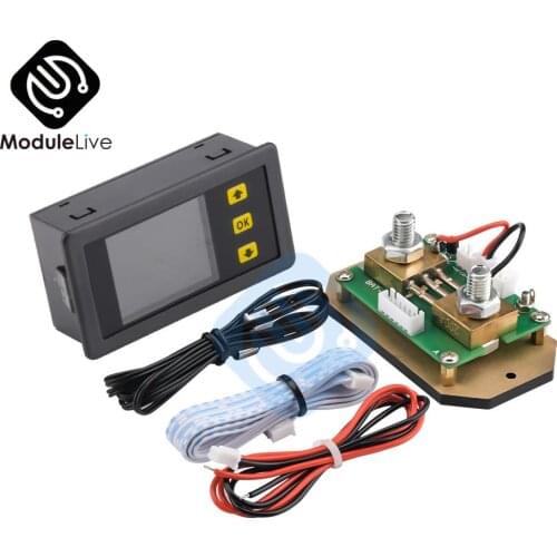 VA7520S 500A 200A 100A 1.8 Inch LCD Voltage Current Meter Temperature Coulomb Capacity Power Meter Voltmeter Ammeter 12V 24V 48V
