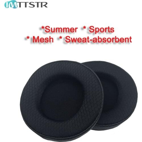 Sweat-absorbent Mesh Summer Ear Cover Cushion 90mm 100mm 105mm 110mm 70mm for ISK AKG ATH Beyerdynamic Bluedio Earpads Cups