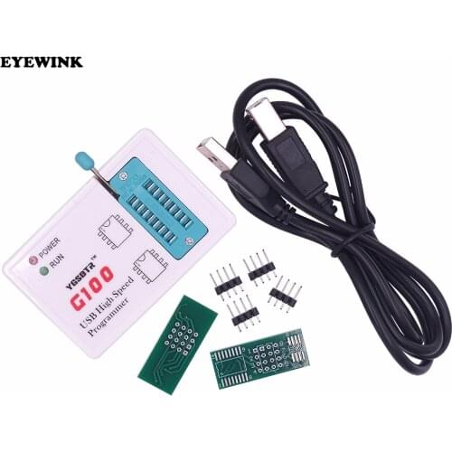 Newest Version G100 High Speed USB SPI Programmer 24 26 25 93 Bois EEPROM Flash support Compatible with EZP2010 EZP2013 EZP2019