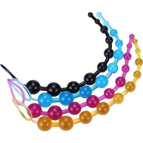 1pcs Anal Plug Beads Sex Toys For Women Men G-spot Silicone Butt Plug Stimulator With Pull Ring Prostate Massage For Couples