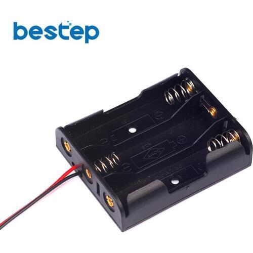 2PCS 3AA Battery Box holder with Switch for 3 AA 4.5V OutPut Batteries Hot Sale