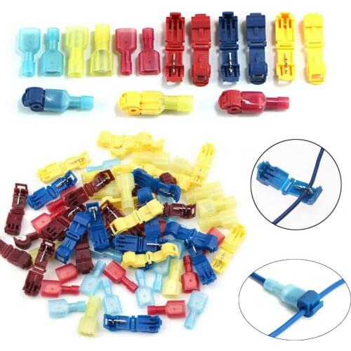 300PCS Wire Cable Connectors Terminals Crimp Scotch Lock Quick Splice Electrical Car Audio 22-10AWG 0.5mm-6mm Kit Tool Set