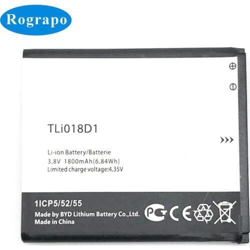 1800mAh TLi018D1 Battery For Alcatel One Touch Pop C3 OT 4033A 4033 OT 5015X OT5015X OT-5015X Phone Batterie Batterij Bateria