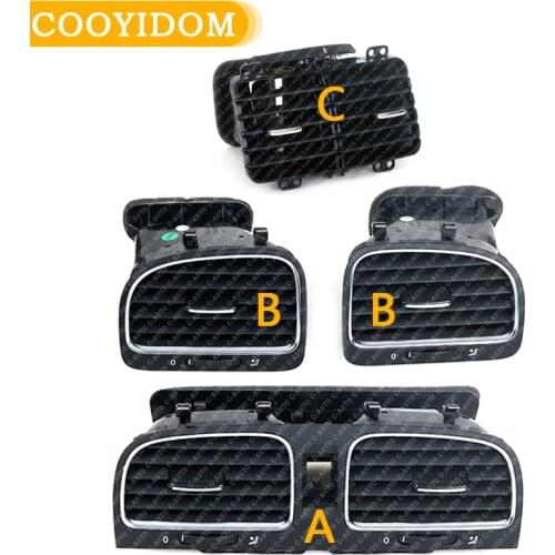 Car Air Conditioning Outlet Center Armrest Air Vent Assembly Vents For GOLF 6 GTI MK6 2009-2013 5KD 819 703 5KD819704 5KD819728