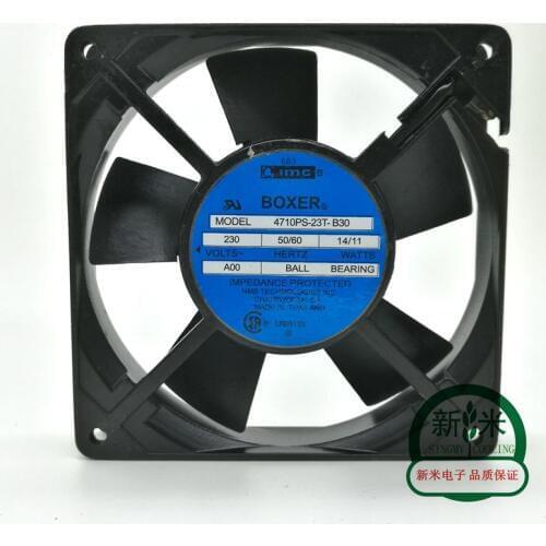 USED NMB-MAT NMB 4710PS-23T-B30 12025 12CM 230V 14/11W inserting piece aluminum cooling fan