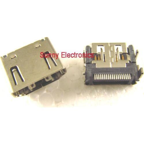 Free shippng 10pcs HDMI 19-Pin SMD PCB Female 180 Degree Connector Type A DIY