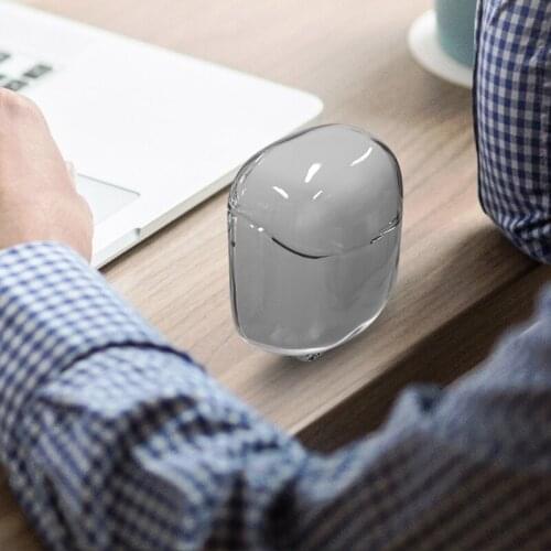 53CC Compatible with -J-BL Tune 220TWS/225TWS Charging Case Soft Transparent TPU Case Cover Skin Shokproof with Keychain