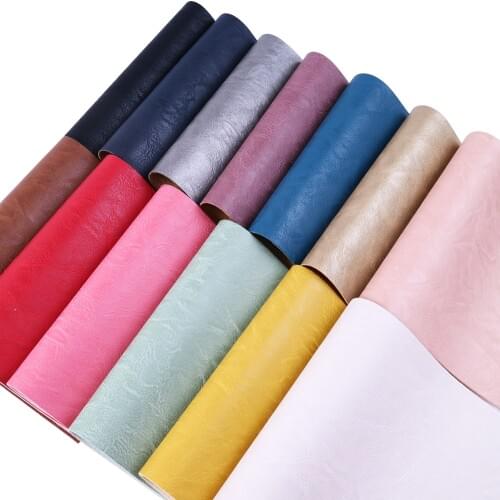 David accessories 30*140cm Plain Color Faux Synthetic Leather Sheet DIY Bow Bag Craft Supplies Faux Leather Fabric,1Yc7468