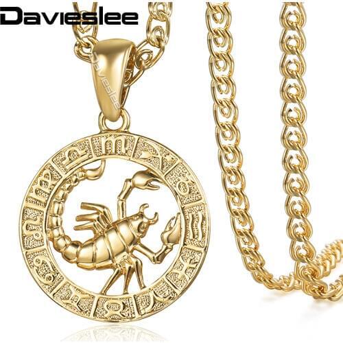 Davieslee Women's Pendants Zodiac Signs