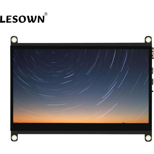 7inch Capacitive Touchscreen wich Case, 1024x600 Portable Ultra HD Display - Supports Raspberry Pi , Banana Pi Windows