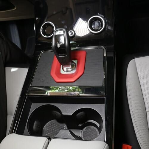 Car Interior Accessory For Land Rover Range Rover Evoque L551 2019-2020 ABS plastic Center Console Gear Shift Cover Trim 3Color