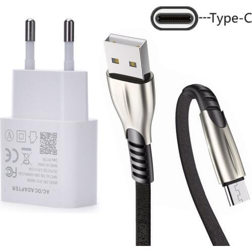 Type C Quick Charge Wire For Samsung galaxy A30 A50 A70 M30 Oppo Reno Huawei P Smart Z Honor 10 20 Pro Phone Charger USB adapter