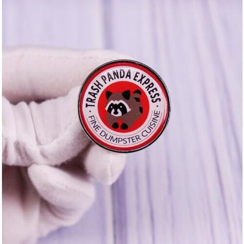 Trash Panda Express Pin Button Badge