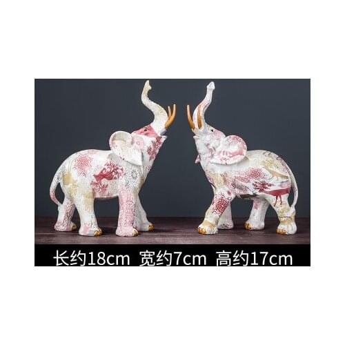 SWAN HORSE ELEPHANT SET ANIMAL HEAD DECORATION SCULPTURE ART HOME SIMPLE MODERN LIVING ROOM WINE CABINET ARRANGEMENTS