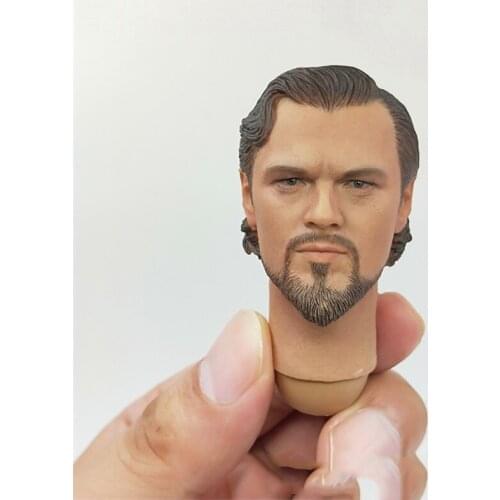 Hot Sales Scale 1/6th Western Cowboy Calvin Candi Head Sculpture For Usual 12inch Doll Soldier Collection