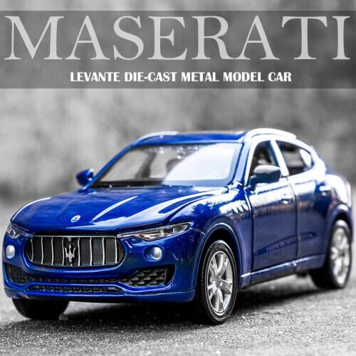 1:32 Maserati Levante SUV Alloy Car Model Diecast & Toy Vehicles Metal Car Model Simulation Sound Light Collection Kids Toy Gift