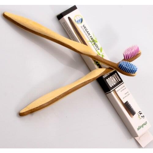 New Eco Friendly Products Bamboo Toothbrush Colorful Soft Bristle High Quality Tooth Brush Supply Supermarket Dental Oral Care