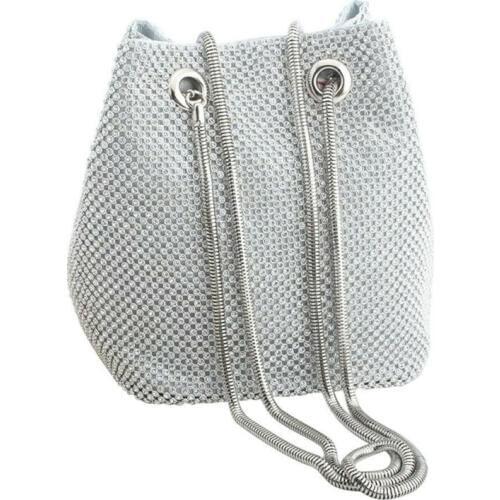 New Fashion Women Shoulder Bags Diamond Rhinestone Large Bucket Women Evening Bag Banquet /BY