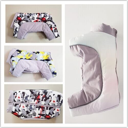 Dog Clothes New Coat Winter Thicker 0ne-piece Jumpsuit Jacket Camouflage Print All-inclusive Male Female Dog for Puppy Dogs