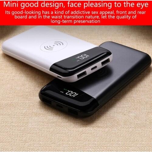10000mAh Portable Charger High Capacity Power Bank with 1A/5W Fast Output , External Battery Pack for Mobile Phones