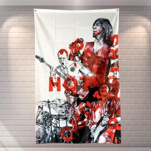 Band Posters HD Canvas Printing Art Tapestry Mural Wall Decoration Gift Hard Rock Heavy Metal Music Banners & Flags Tapestry B2