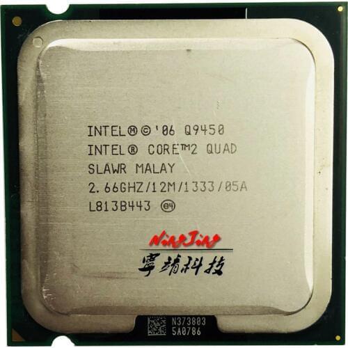 Intel Core 2 Quad Q9450 2.6 GHz Quad-Core CPU Processor 12M 95W LGA 775
