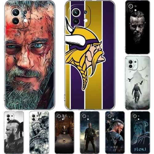 Clear Case for Xiaomi Mi Poco X3 NFC M3 11 10T Lite Phone Soft Cover Note 10 Pro 9T Transparent Celular Capa Vikings Tv Shows
