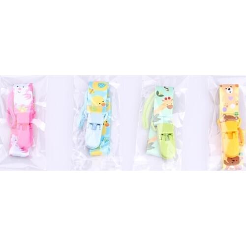 Cute Baby Pacifiers Nipples Clip Chain Infant Child Cuddly Plush Soother Chain Chupetas Animal Dummy Holder Para Bebe Teether