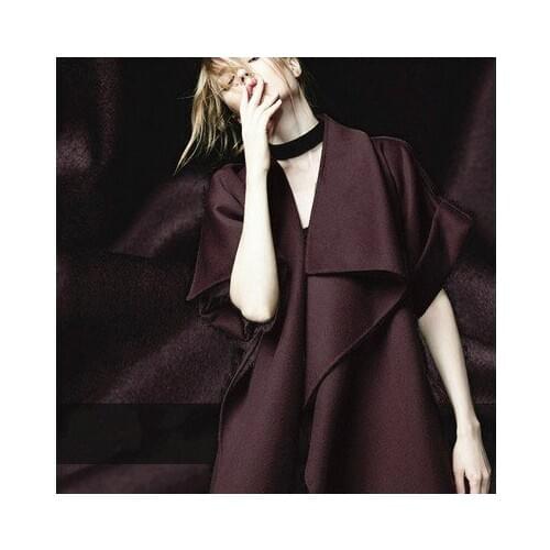 High-end export Italian cashmere fabric winter jacket wool fabric thick coat cashmere wool fabric wholesale cashmere cloth