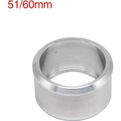 ZSDTRP 1 PCS Motorcycle Exhaust Echappement Moto 60MM to 51MM Exhaust Pipe ALUMINUM Adapters Connector Universal
