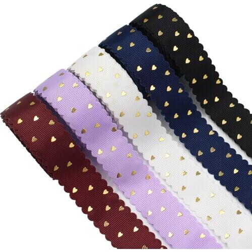 1'' 5yards Love Grosgrain Ribbons 25mm DIY Handmade Child Bow Wedding Decoration Gift Wrap Material,L-20602-463