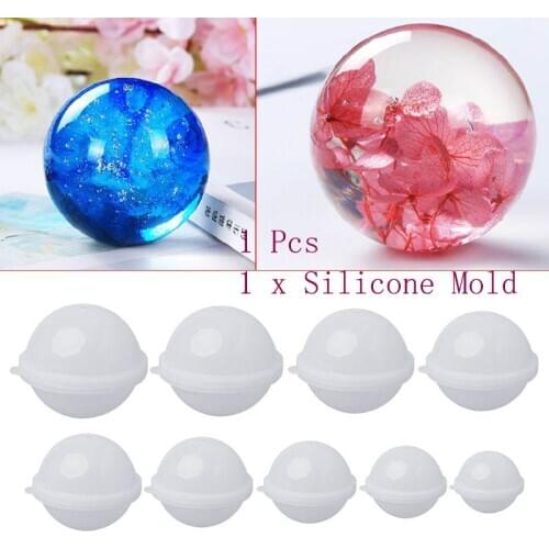 1pcs Stereo Spherical Silicone Mold Jewelry Making DIY Balls Resin Decoration Crafts