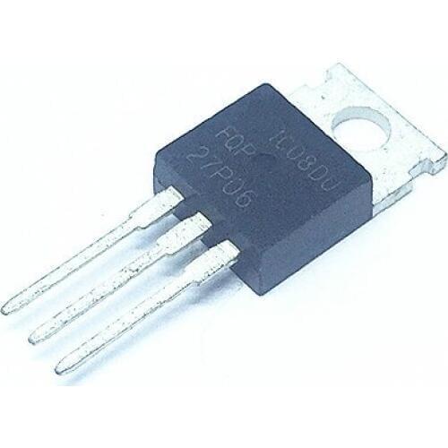 10pcs/lot FQP27P06 TO-220 -60V -27A FET