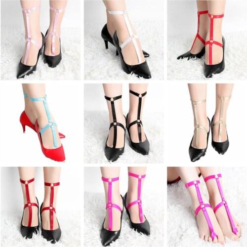 2pc Elastic Bondage Harness Leg Accessories Dance Rave Costume Womens Underwear Clothing Punk Gothic Style Suspender Belt