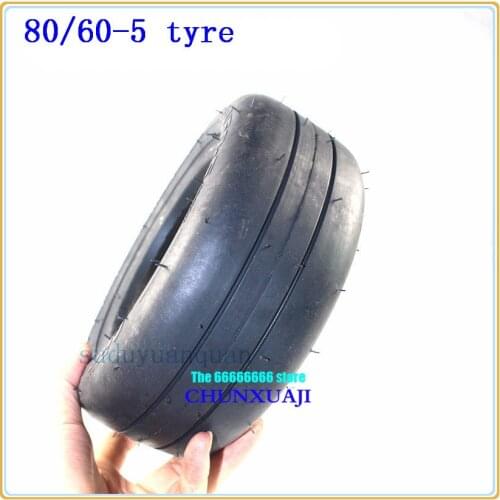 80/60-5 Tubeless tyres Vacuum Tires fits Electric Scooter Karting Go-kart Front Wheel 8 inch electric 4-wheel motorcycle tyre