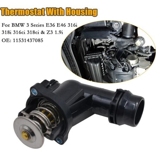 CARPRIE 11531436042 11531437085 Car Thermostat Housing For BMW E36 E46 3 Series 316i 318i 316Ci 318Ci Auto Thermostat #2019 0711