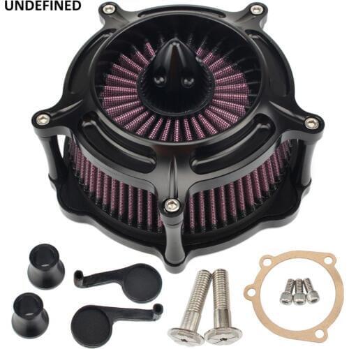Black Air Filter Motorcycle Contrast Cut Turbine Intake Air Cleaner For Harley Sportster XL883 XL1200 1991-2019 air filter moto