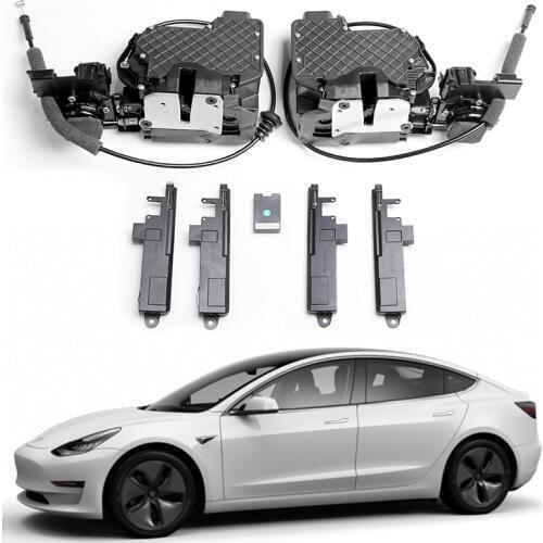 For Tesla Model 3 electric suction door car modification car door electric handle automatic lock auto parts smart car door lock