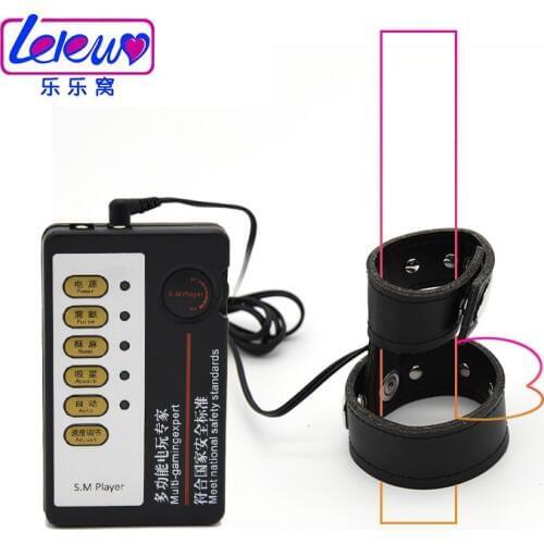 Health Conductive Cock Rings Electric Shock Cook Ring Penis Stimulator Electro Sex Toys For Men