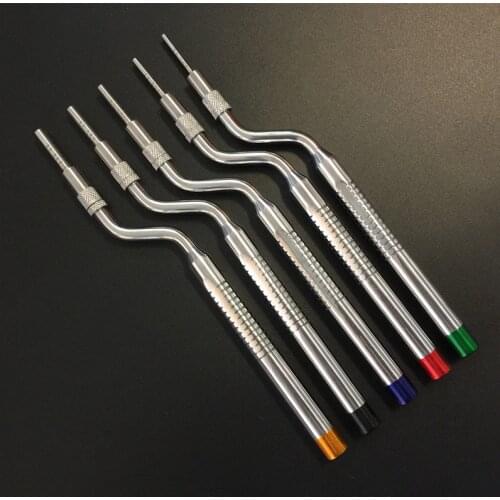 1Pcs Dental Implant Osteotome Instruments Tool Dental Tooth Extraction Tool Maxillary Sinus Lift Bended ( Concave Tips)